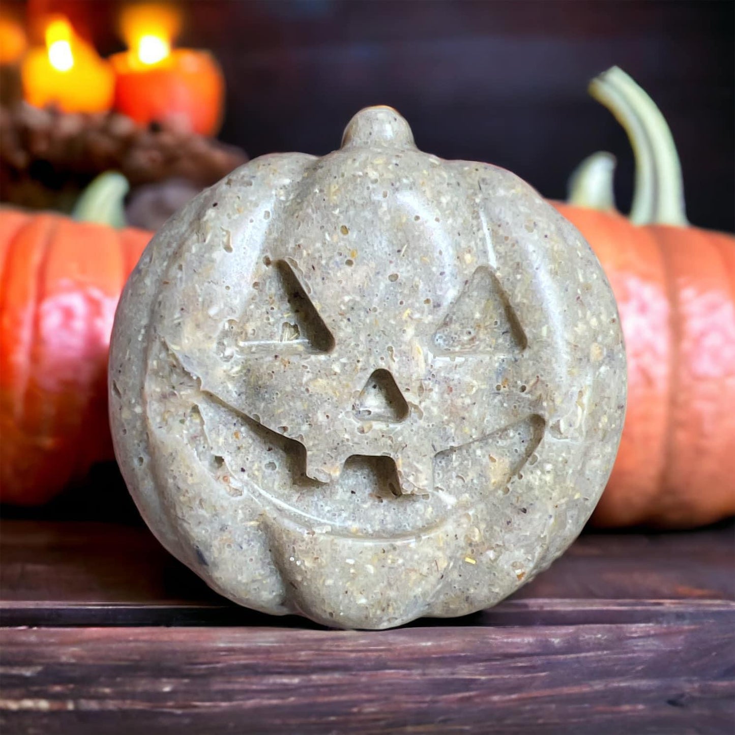 Halloween Pumpkin Shower Scrub Bar